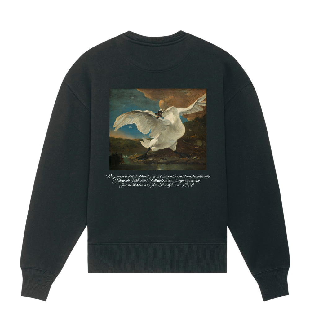 Oversized Sweater - "Threatened Swan"